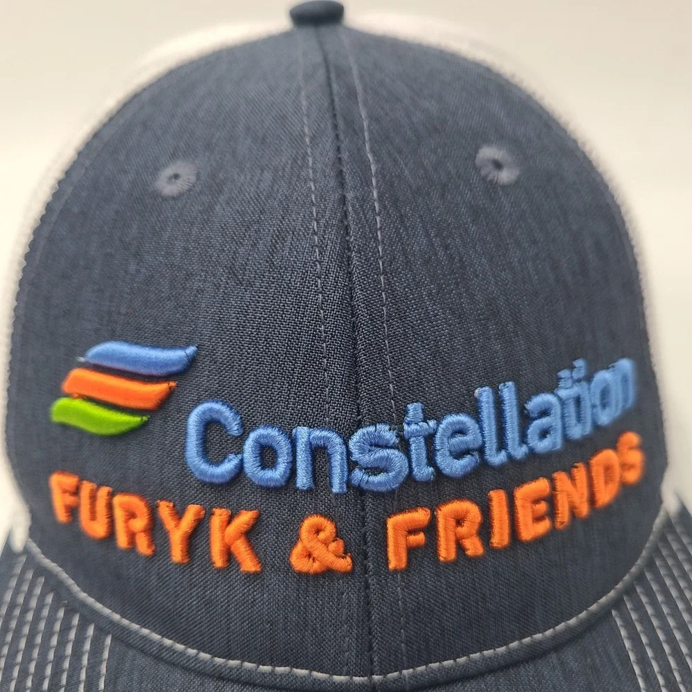 Furyk & Friends Hat Snapback Mesh Ahead Blue White Timuquana Country Club Golf